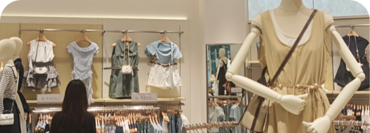 比茉自助女装体验店实景